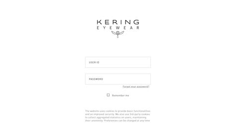 my.keringeyewear.com login.